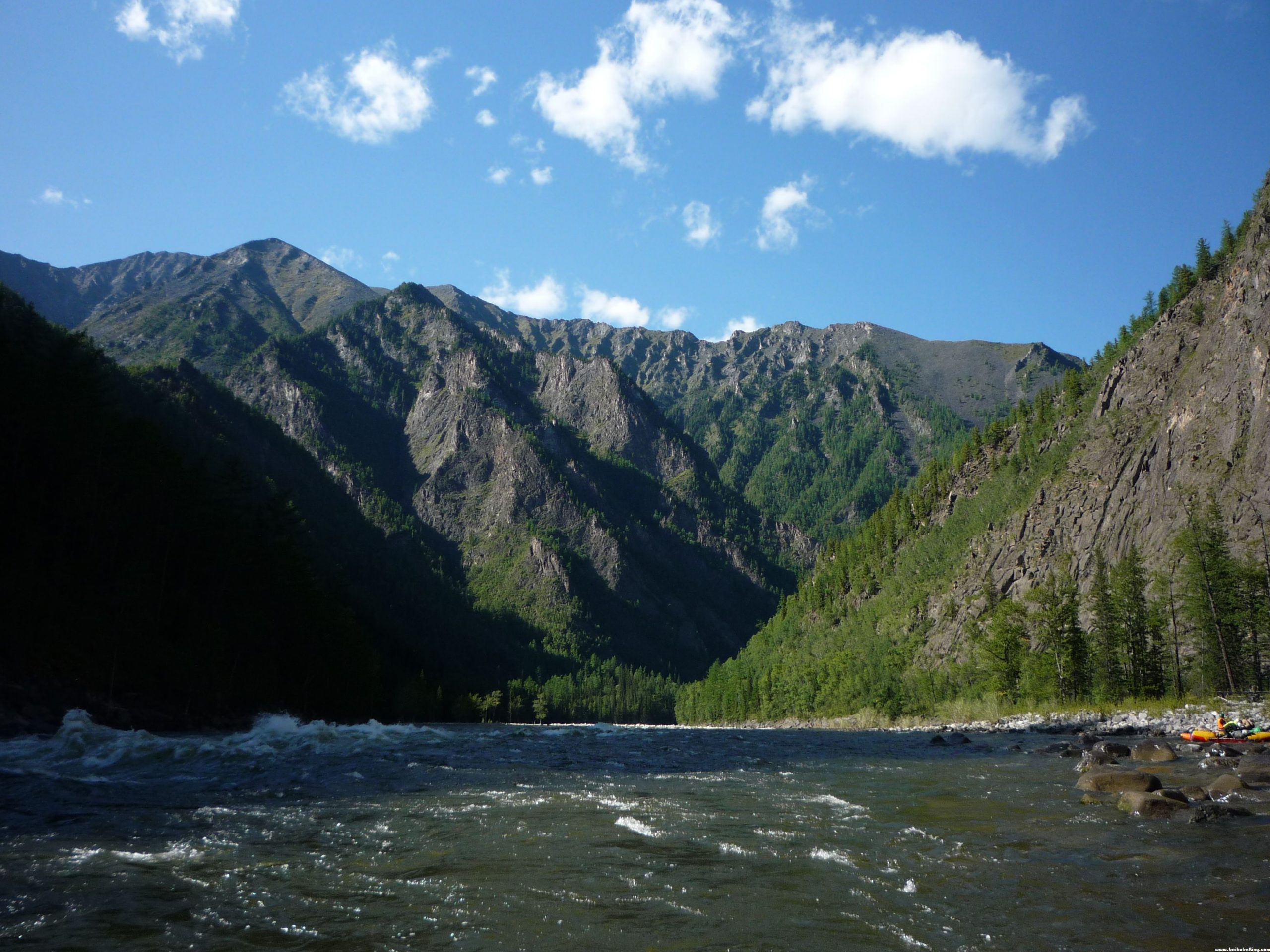 Сплав река Ока Саянская