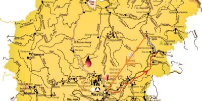 Карты и схемы реки Индигирка