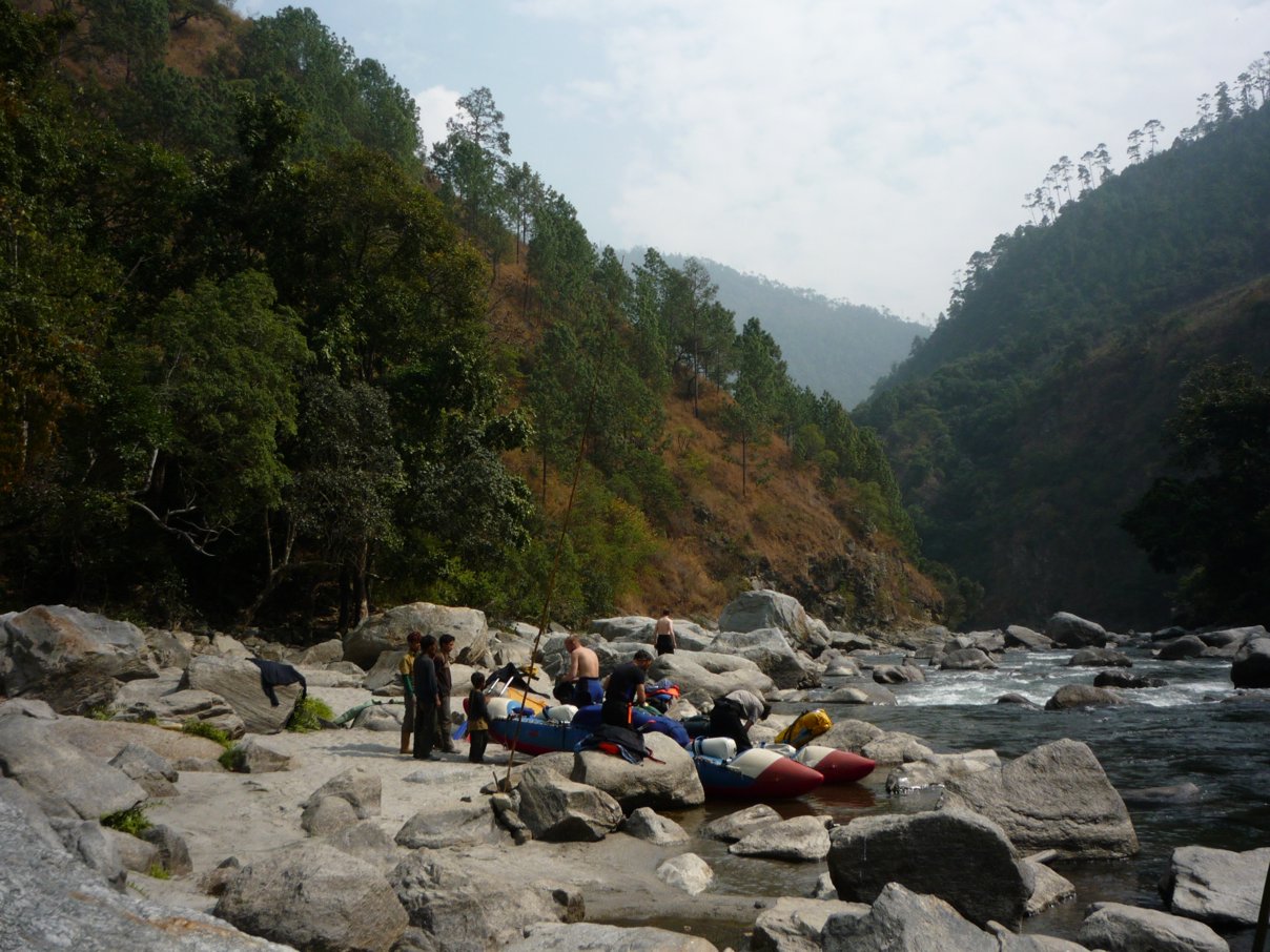 Сплав в Гималаях